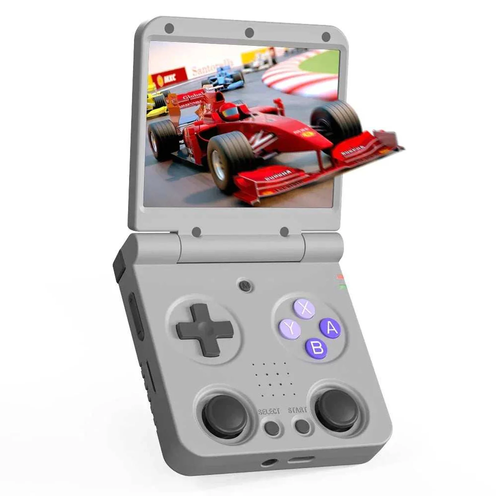 The Miyoo Flip v2 in Grey